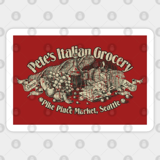 Pete’s Italian Grocery 1946 Sticker by JCD666